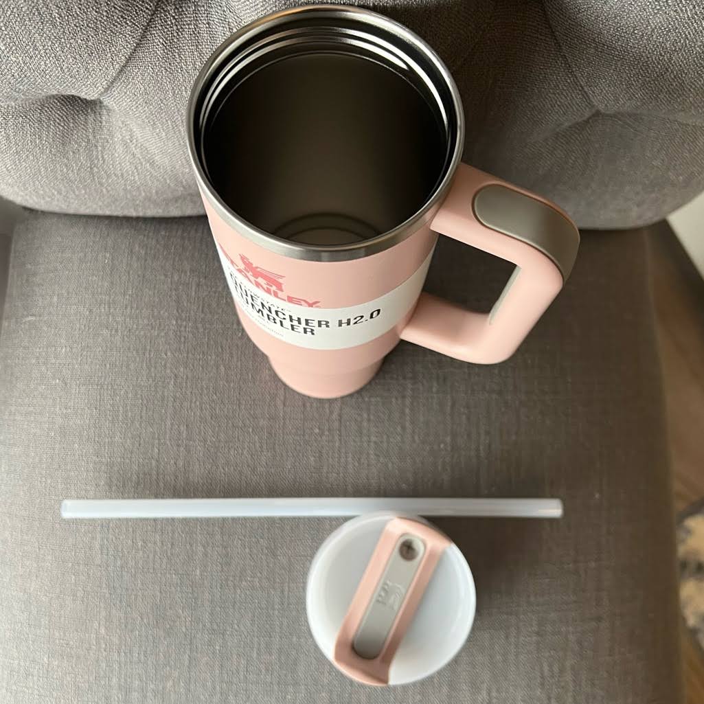 Stanley 30 oz. Quencher H2.0 FlowState Tumbler, Pink Dusk