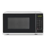 Mainstays 0.7 Cu ft Compact Countertop Microwave Oven, White